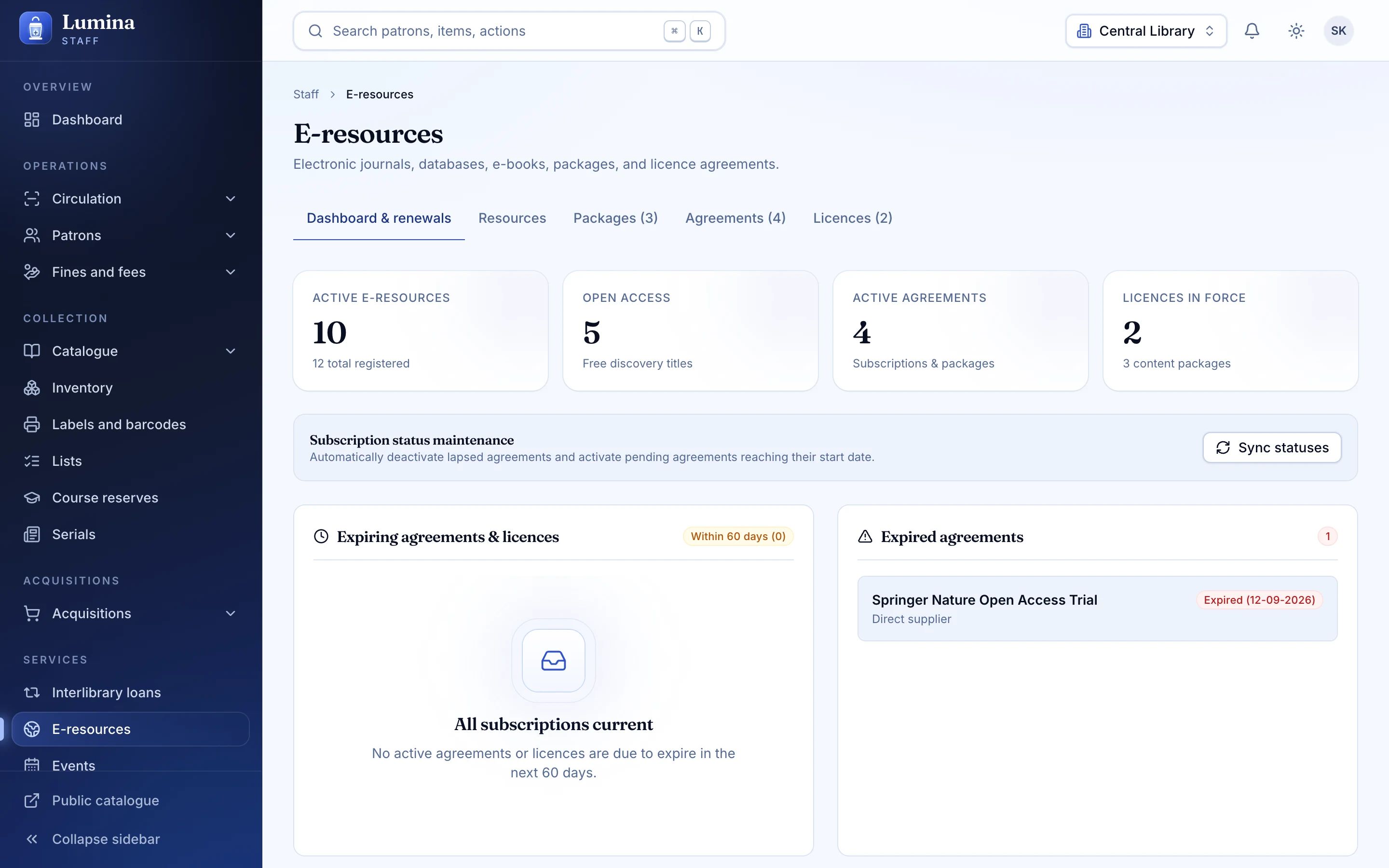 E-resources